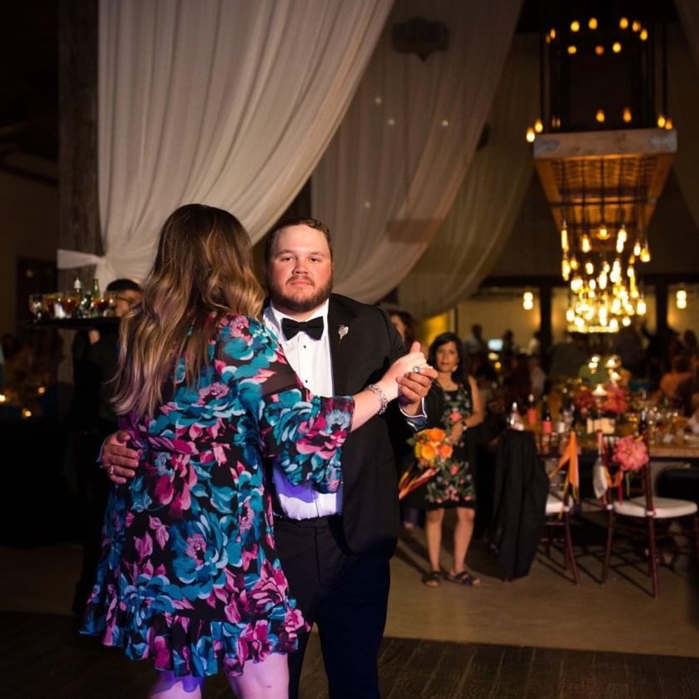 Charles Henry Floral Wrap Dress